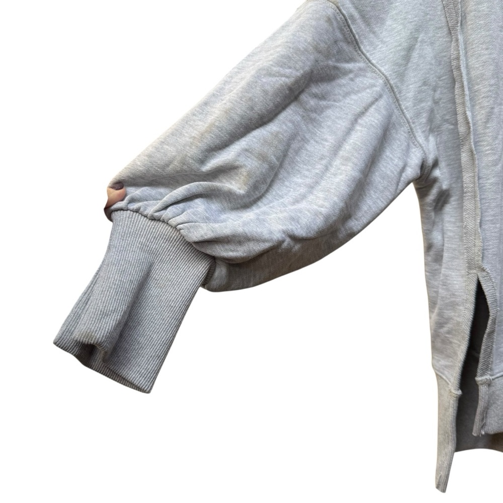 Trendy Queen Gray Women's oversized Sweatshirt Medium - Picture 3 of 6